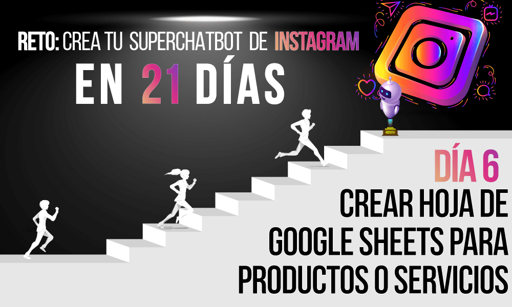 Día 6: Hoja de Google Sheets para productos/servicios